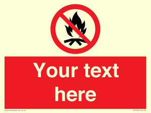 Custom prohibition No campfire